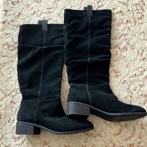 BP Nordstrom Black Traffic Boots Size 6M Genuine Leather Upper